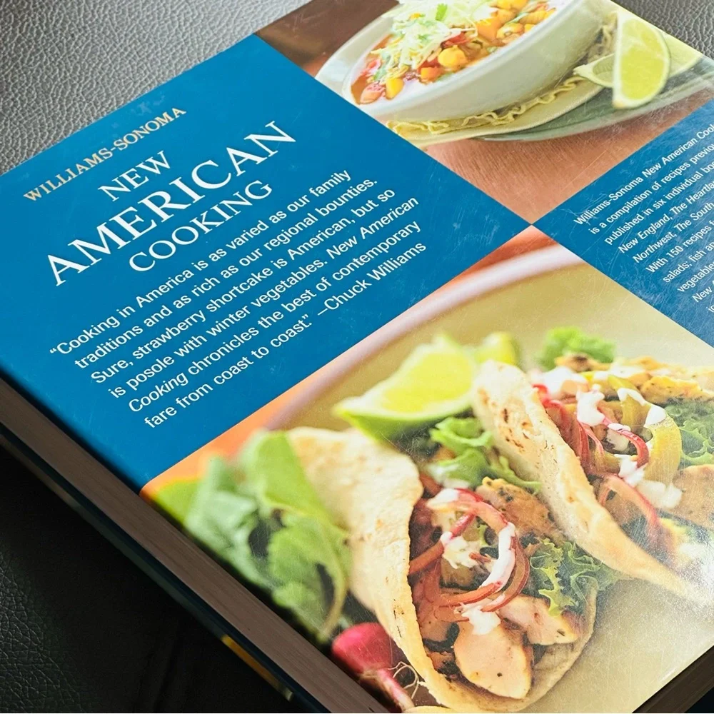 Williams Sonoma New American Cookbook Hardcover Recipe Book